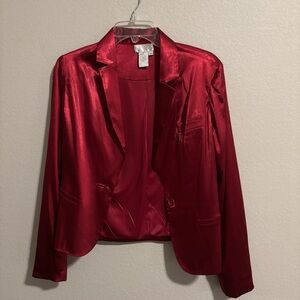 Spiegel Shimmering Red Women's Blazer